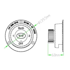AAA Commutateur de batterie