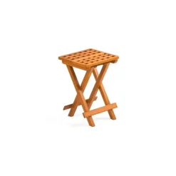 ARC MARINE Tabouret pliant en teck