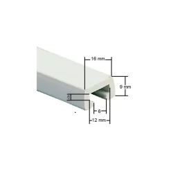 ATELIERS 28 Rail en C plastique