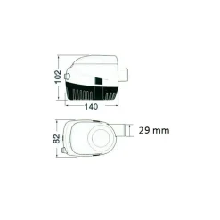 ATTWOOD Sahara MK1 S1100 auto 70 L/min