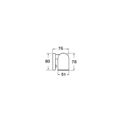 BATSYSTEM Applique LED | blanc