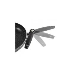BIALETTI Poêle aluminium manche repliable