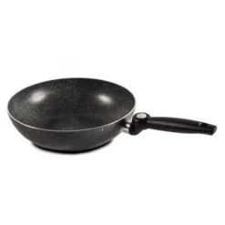 BIALETTI Wok aluminium manche repliable