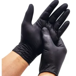 CAR SYSTEM Boite de 100 gants nitrile noir