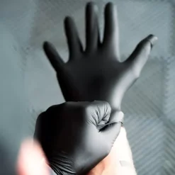 CAR SYSTEM Boite de 100 gants nitrile noir