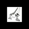 CARBEST Fixation panneau solaire 410 mm | Blanc