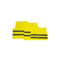 CARBEST Gilet jaune 2 adultes et 2 enfants