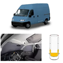 CARBEST Rideaux isolants avant 3 pièces | Ducato X230 X244