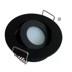 CARBEST Spot noir encastrable
