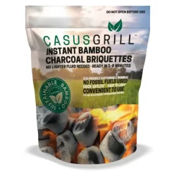 CASUSGRILL Briquette de bambou