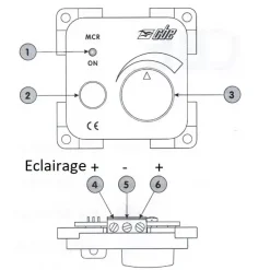 CBE Variateur 12 V - 3 A Presto 10000