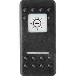 CS Façade noire interrupteur Contura II | Surface semi-rigide