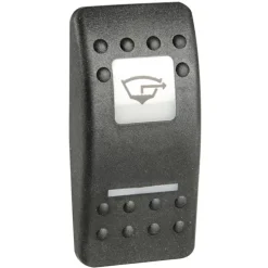 CS Façade noire interrupteur Contura II | Surface semi-rigide