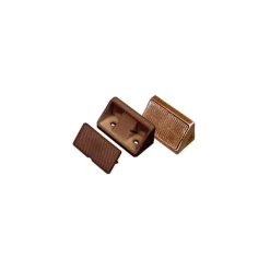 DECMO 10 équerres plastiques 4 vis 43 x 20 mm
