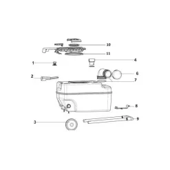 DOMETIC Pièces détachées WC CT-3110