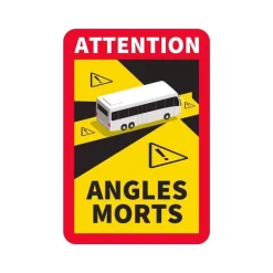 EA Autocollant angles morts bus