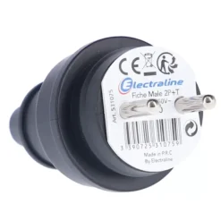 ELECTRALINE Fiche caoutchouc 16A / 230V - IP44