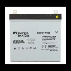 EM Batterie AGM plomb carbone 70Ah