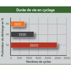 EM Batterie AGM plomb carbone 6V 370Ah