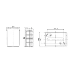 EM Batterie AGM 6V 460Ah