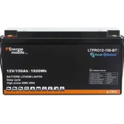 EM Batterie Lithium LTPRO 12-150 Ah Polar - 1536 Wh