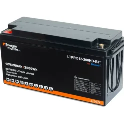 EM Batterie Lithium LTPRO12-200 Ah HD-BT - 2560 Wh