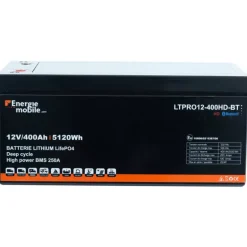 EM Batterie Lithium LTPRO 12-400 Ah HD-BT - 5120 Wh