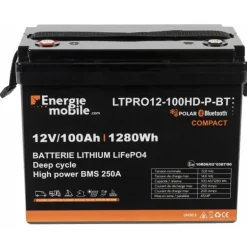 EM Batterie Lithium LTPRO12-100 Ah HD-P-BT - 1280 Wh