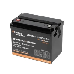 EM Batterie Lithium LTPRO12-100 Ah HD-P-BT - 1280 Wh