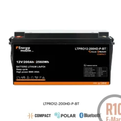 EM Batterie Lithium LTPRO12-200HD-P-BT- 2560 Wh