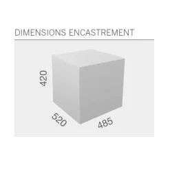 ENO Four encastrable Gourmet avec allumeur