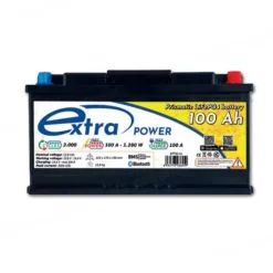 ExtraPOWER Batterie lithium 12 V | 100 Ah - 1280 Wh