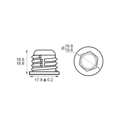FASTMOUNT Clip femelle PC-F1A | Standard Range