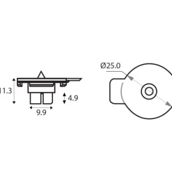FASTMOUNT Insert de centrage CP-01ST | Standard Range