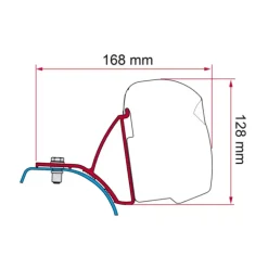 FIAMMA Adaptateur F43Van | Trafic 2