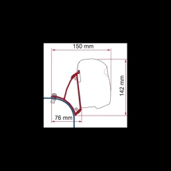 FIAMMA Adaptateur F43Van | VW T5 T6 toit relevable