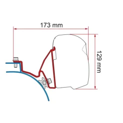 FIAMMA Adaptateur F43Van | VW T5 T6 California