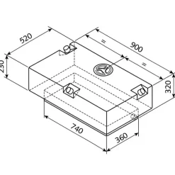 FUSION Réservoir 124 L EV 2201