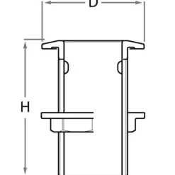 GUIDI Passe coque bronze tête bombée