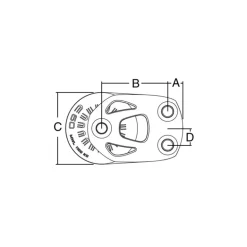 HARKEN Big Boat Element plat pont simple