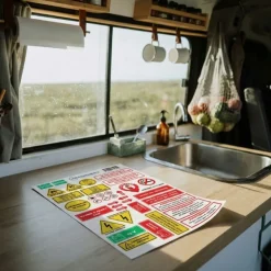 H2R Planche 40 stickers Homologation VASP