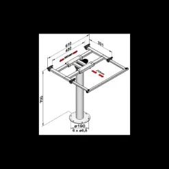 ILSE Pied de table 3979 ANI