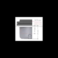 INPROJAL Entretoise double 3 mm série 20000