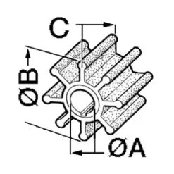 JABSCO Turbine 17935-0001-P | Multi-marques