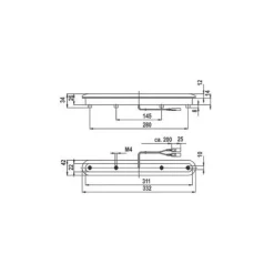 JOKON 3eme feu stop 330 x 42 x 26 mm