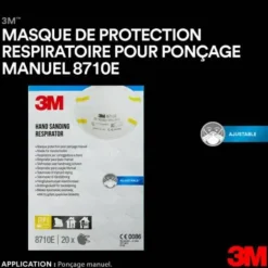 3M Boîte de 20 masques FFP1 | 8710E