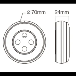 MiBOXER Contrôleur RGBW LED avec télécommande tactile 12 / 24V