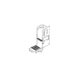 NUOVA RADE Echelle Plate-forme immergée pliable