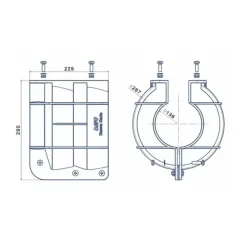 NUOVA RADE Protection hélice HB ø 230 mm