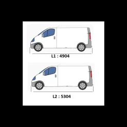 OMAC Rails de toit gris VW T6